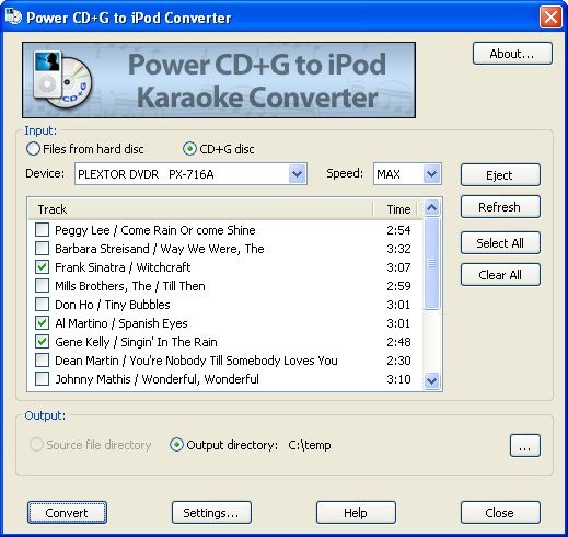 Convert mp4 to cdg software for mac